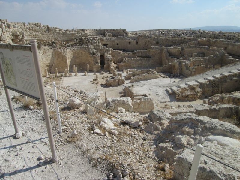Herod's palace near Bethlehem