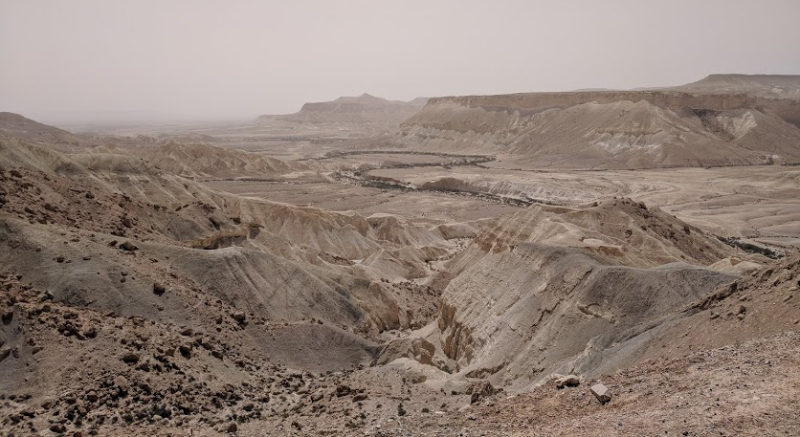 Zin Canyon is in the Negev in Israel. Because the name appears in the Bible, perhaps the people of Israel came through here during the 40 years in the desert.