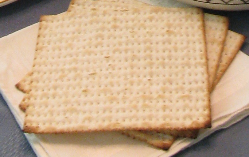Three pieces of Passover Matzo are included on the normal Passover plate