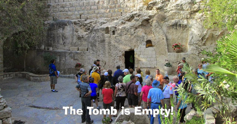 The empty tomb is the highlight of the Easter season