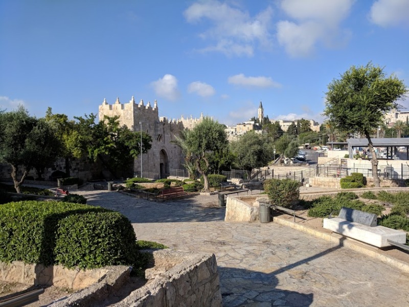 Jerusalem's Damascus Gate Plaza can be a place for tourists or a place of riots.
