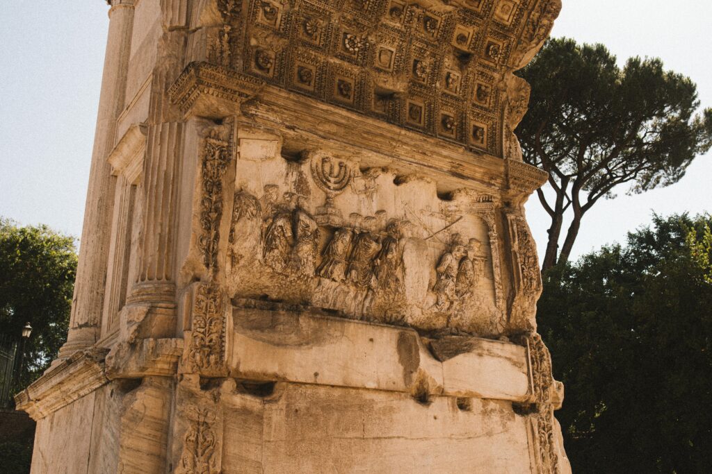 Arch of Titus with Temple Menorah