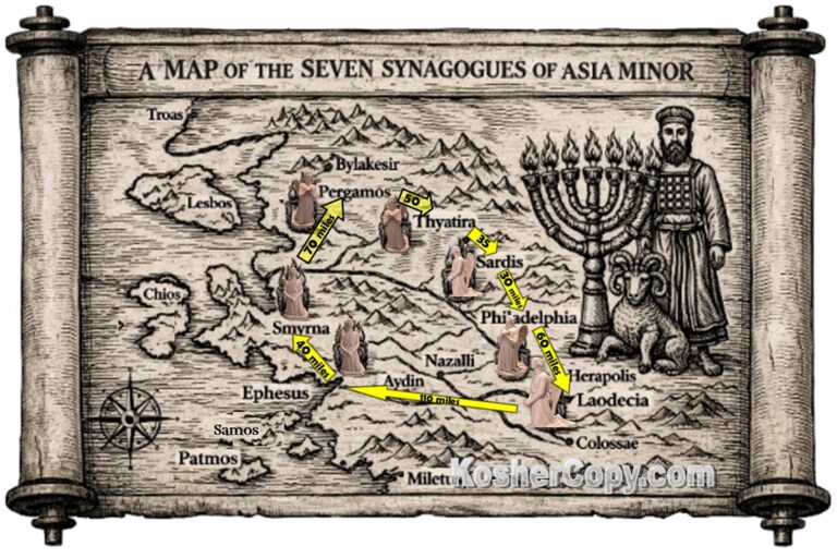 The Apocalypse features seven churches in Asia Minor