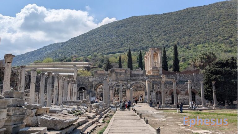 The marketplace of Ephesus once visited by Paul and the Apostle John