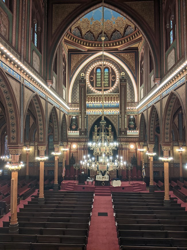 The Ten Commandments are prominently on display at Synagogues around the world.